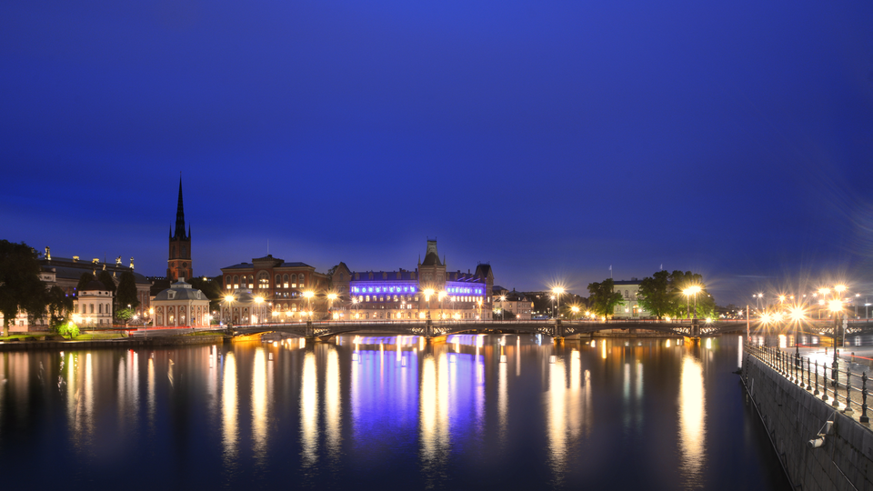 Stockholm på natten