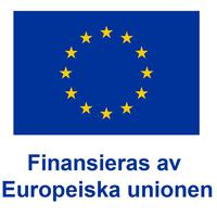 EU-emblem "Finansieras av Europeiska Unionen."