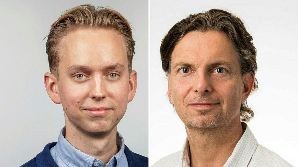 Tobias Gustavsson Binder och Anders Roth, transport- och mobilitetsexperter på IVL.