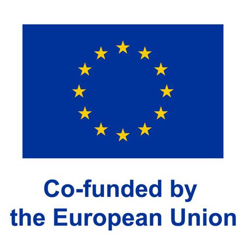 EU-emblem "Co-funded by the European Union".