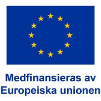 EU-emblem "Medfinansieras av Europeiska Unionen"